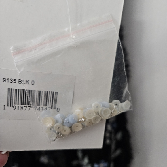 Mac Duggal Sequin Floral Tulle Cocktail Dress Sz 0, 4 NWT - Picture 8 of 12